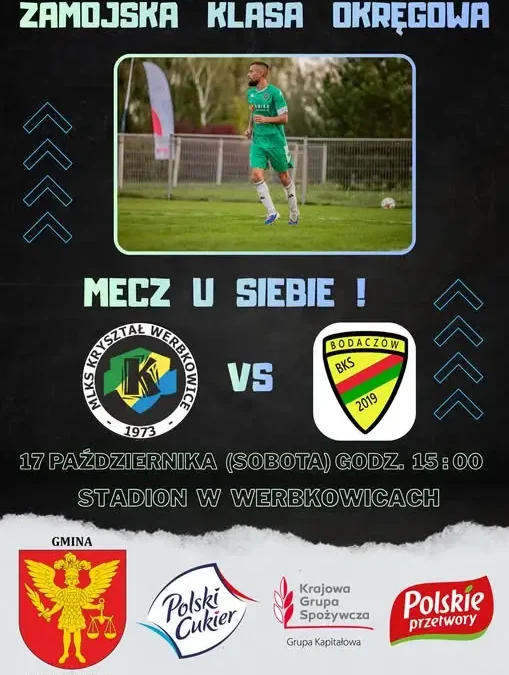 Krysztal Werbkowice zagra u siebie z BKS Bodaczów w klasie okręgowej