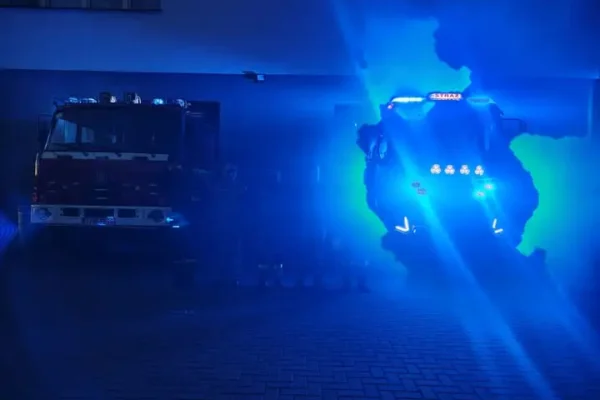 OSP Trzeszczany oddała hołd strażakom, którzy zginęli w pożarze w Nisku