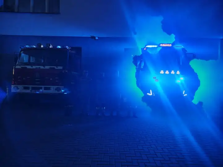 OSP Trzeszczany oddała hołd strażakom, którzy zginęli w pożarze w Nisku
