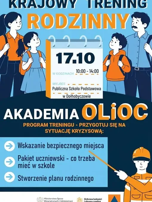 Krajowy Trening Rodzinny w Dołhobyczowie – Akademia OLiOC już 17 października