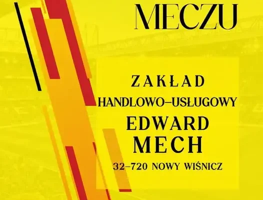 Sponsor meczu: Zakład Edward Mech wspiera Rabę Książnice