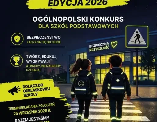 Hrubieszowska Trójka świeci przykładem – rusza Odblaskowa Szkoła 2026