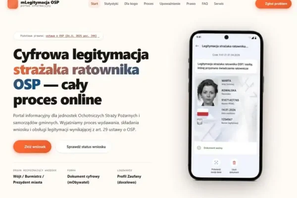 Gmina Werbkowice: strażacy OSP mogą już składać wnioski o cyfrową legitymację