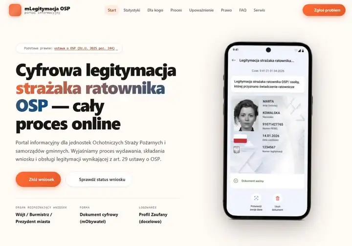 Gmina Werbkowice wdraża cyfrowe legitymacje dla strażaków OSP