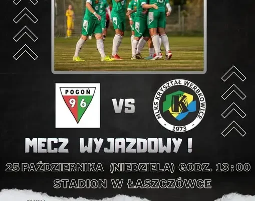 Kryształ Werbkowice zagra na wyjeździe z Pogonią 96 Łaszczówka w 12. kolejce