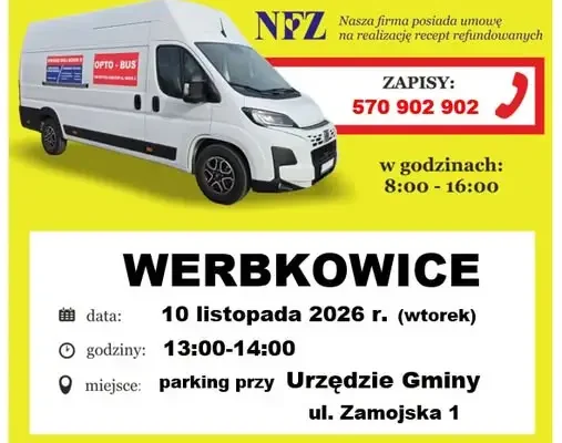 Bezpłatne badanie wzroku w Gminie Werbkowice – 10 listopada