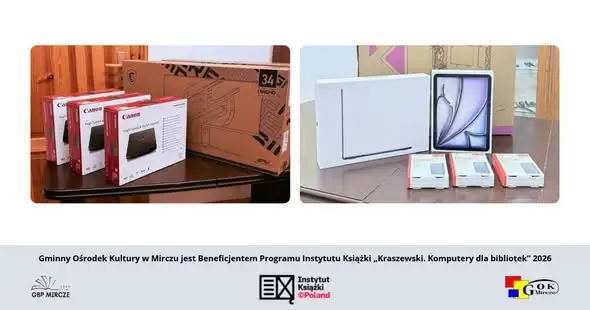 Mircze: biblioteka z nowym sprzętem komputerowym dzięki programowi Instytutu Książki