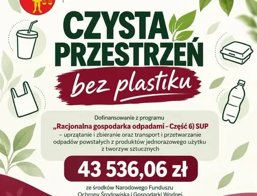 Gmina Werbkowice otrzymała ponad 43,5 tys. zł na gospodarkę odpadami SUP