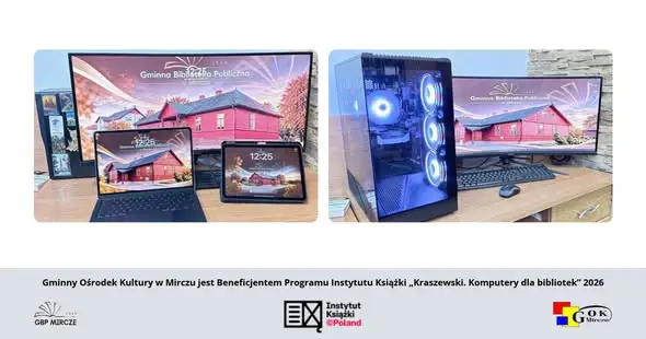 Mircz: biblioteka z nowym sprzętem komputerowym dzięki programowi Instytutu Książki